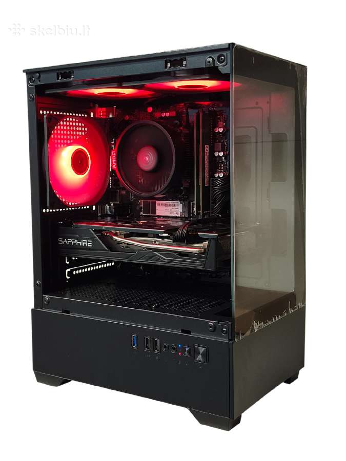 Ryzen 5 5500 Rx 5700xt 8gb Nvme 512 GB +500gb HDD - nuotraukos Nr. 3