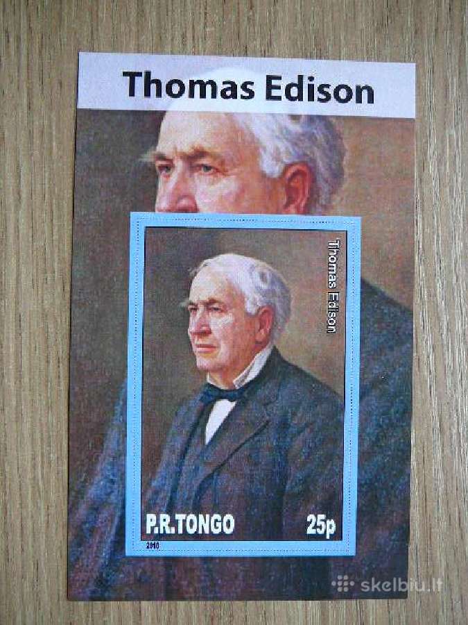 T. Edisonas Mokslininkai Tonga 2010 Mnh tn95