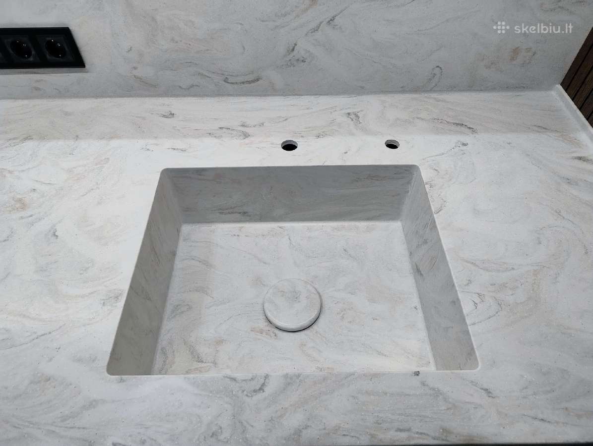 Dirbtinio akmens stalviršiai. Corian, Hi-macs - nuotraukos Nr. 4