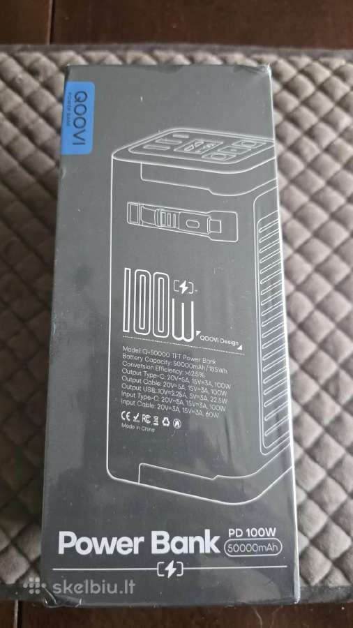 Powerbank Qoovi 50000mah Pd100w