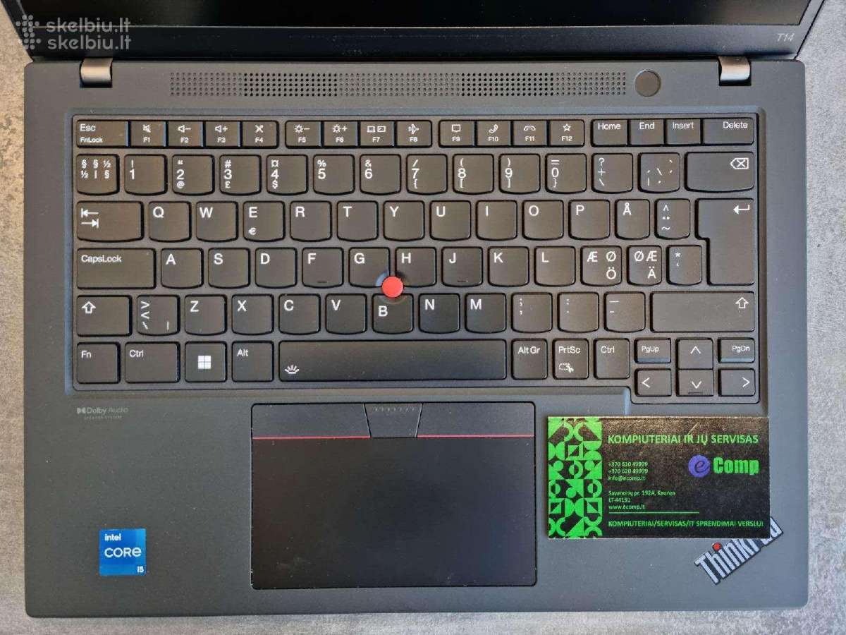 Lenovo T14 G3 i5-1235u/8/256/14fhd/w11p - nuotraukos Nr. 2