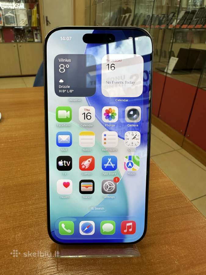 Apple iPhone 16 Pro 128 GB (Naudotas)