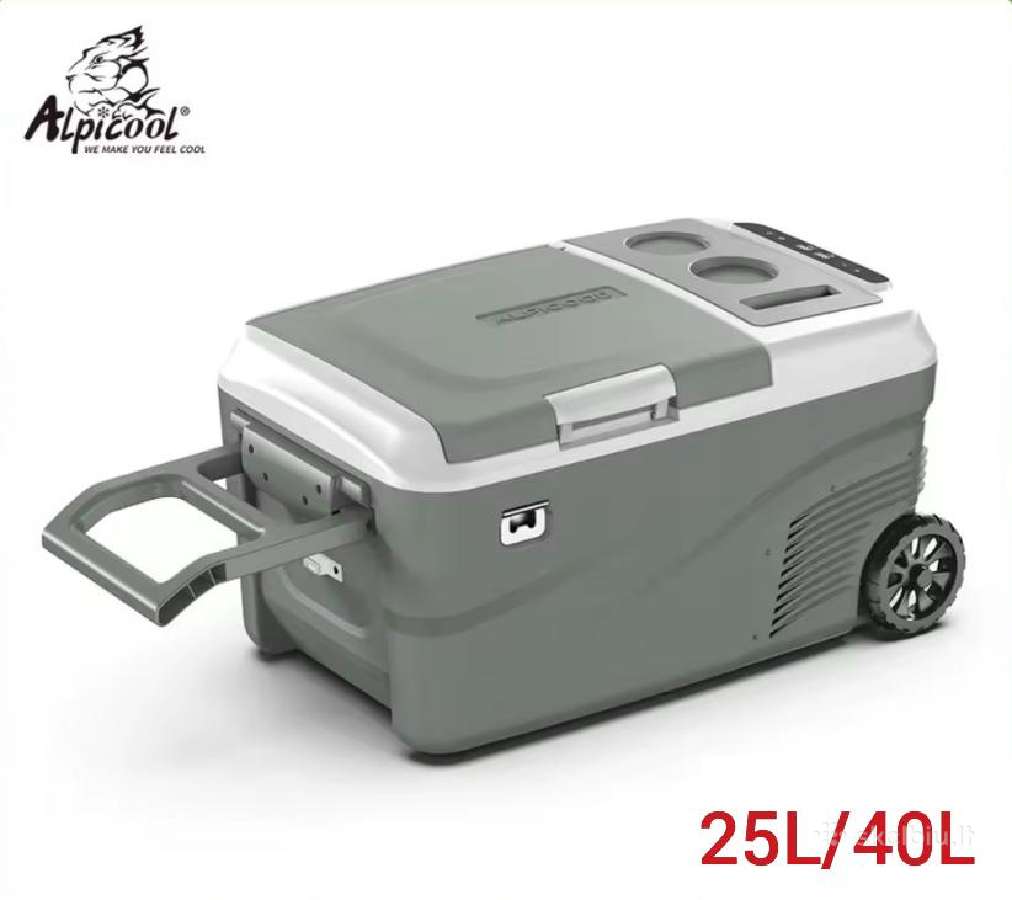 Alpicool 25l/40l nešiojamas dviejų zonų 12v/24v/22