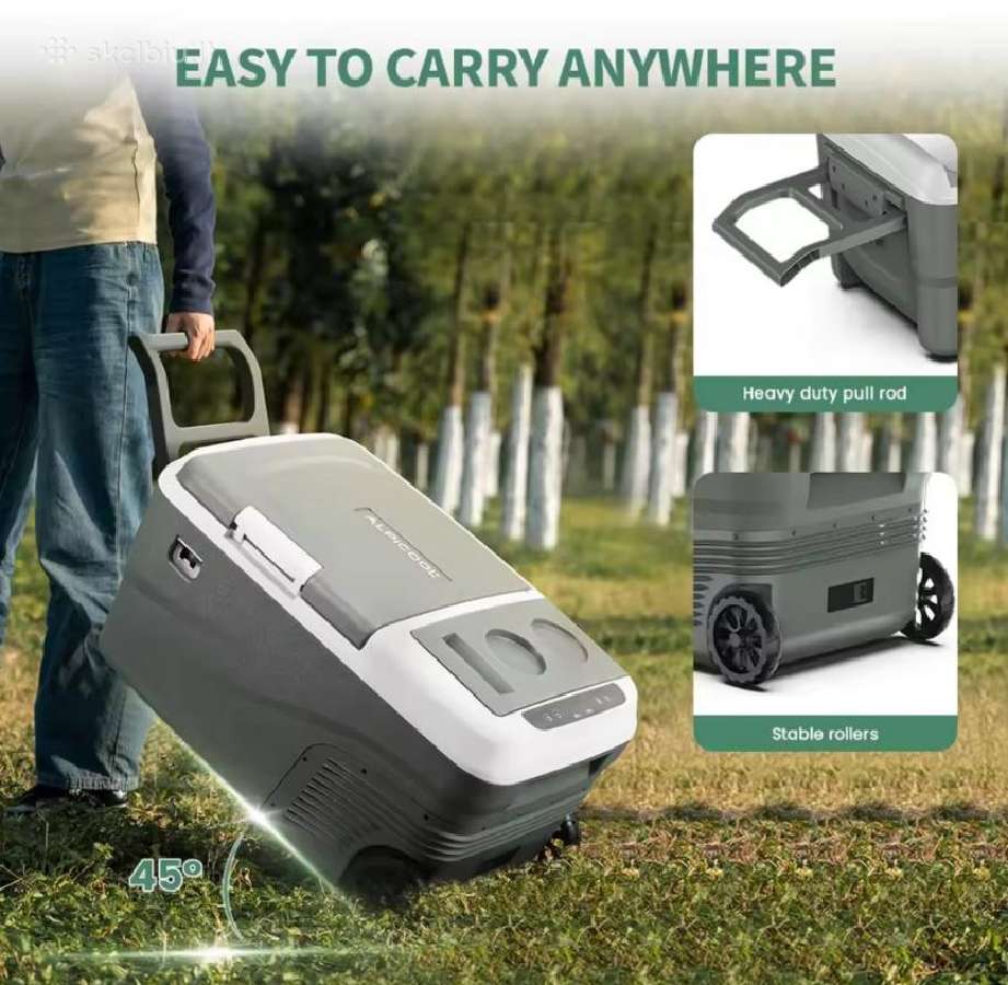 Alpicool 25l/40l nešiojamas dviejų zonų 12v/24v/22 - nuotraukos Nr. 7