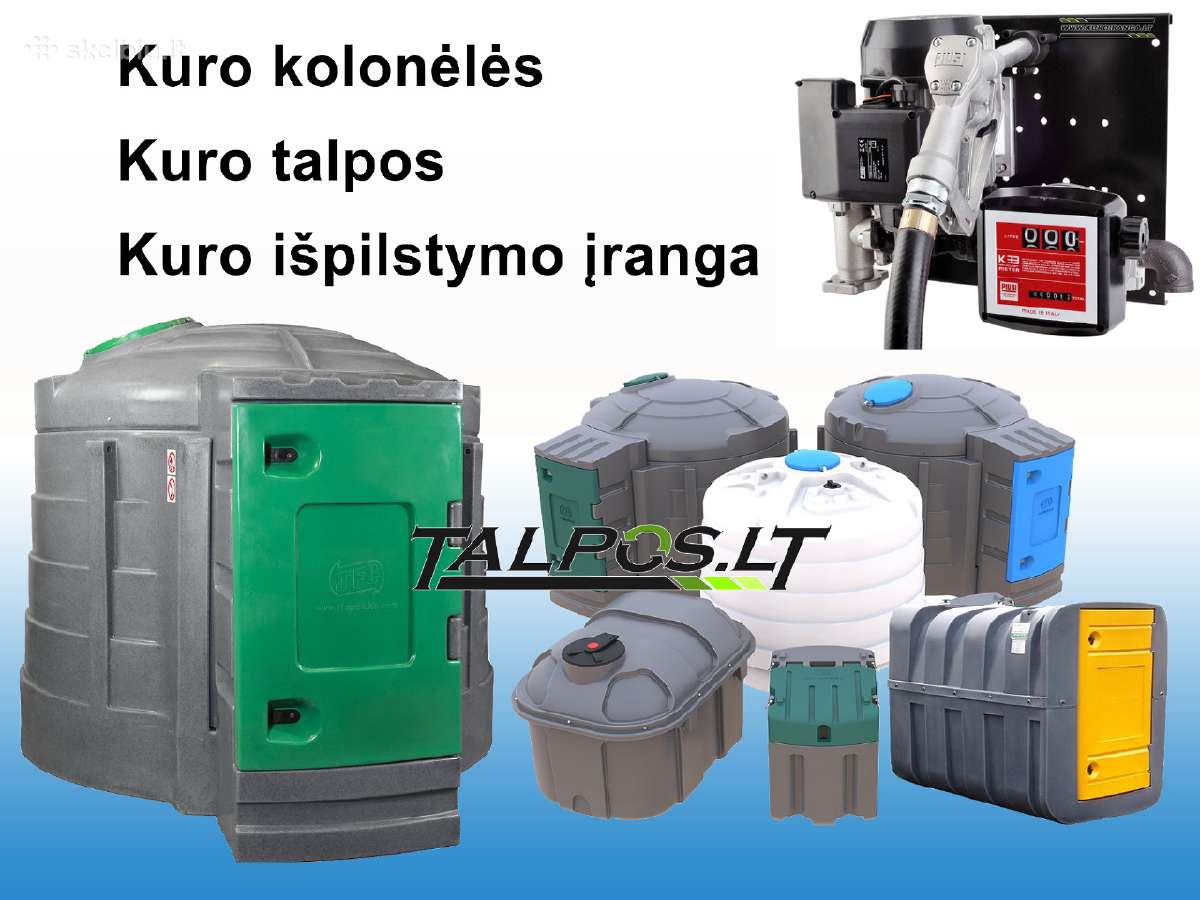 Kuro talpos, trąšų talpyklos, kolonėlė, įranga - nuotraukos Nr. 19