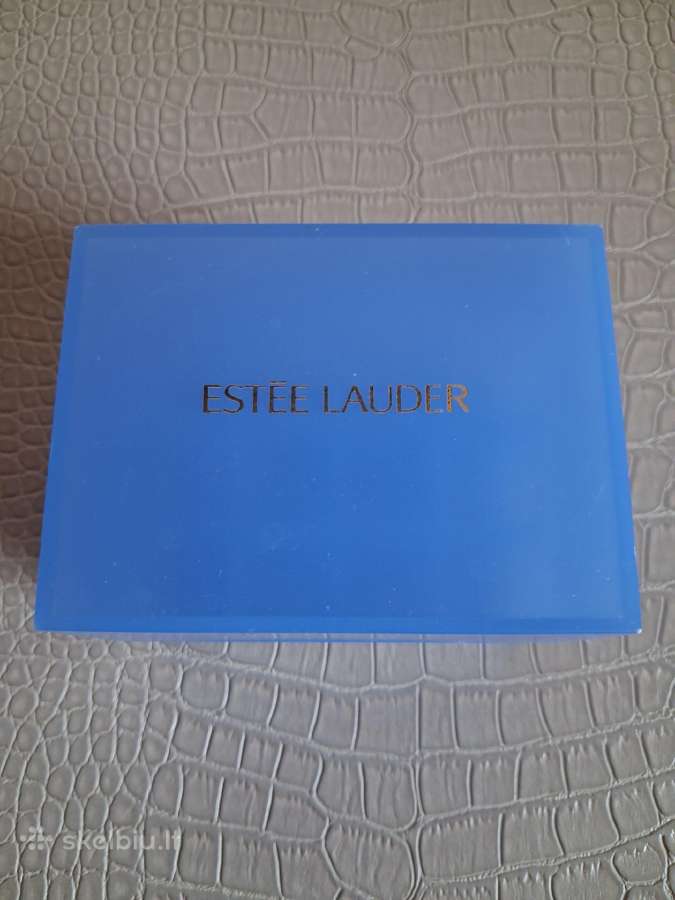 Estee Lauder mėlynas plastikinis stovas/organaizer - nuotraukos Nr. 2