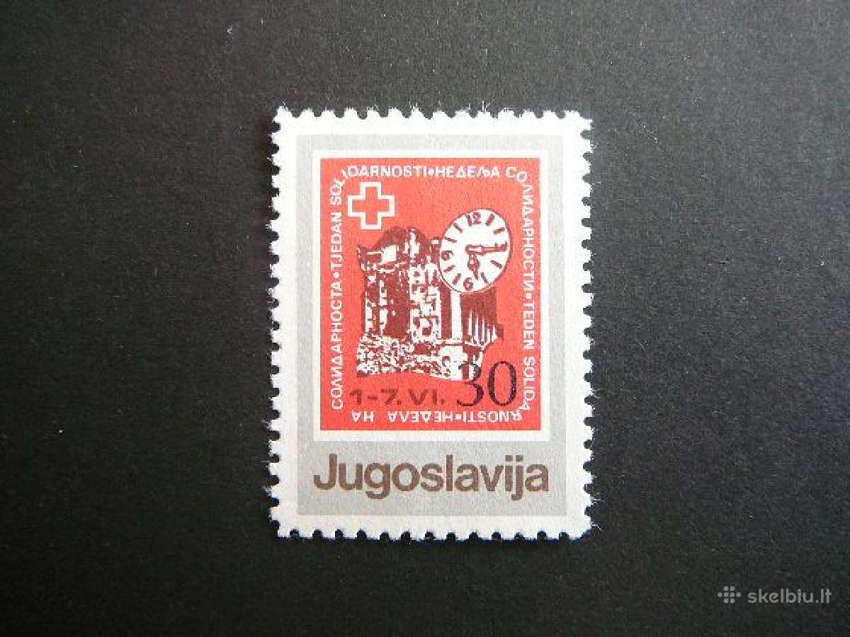 Raudonasis Kryzius Jugoslavija 1987 Mnh rdk67