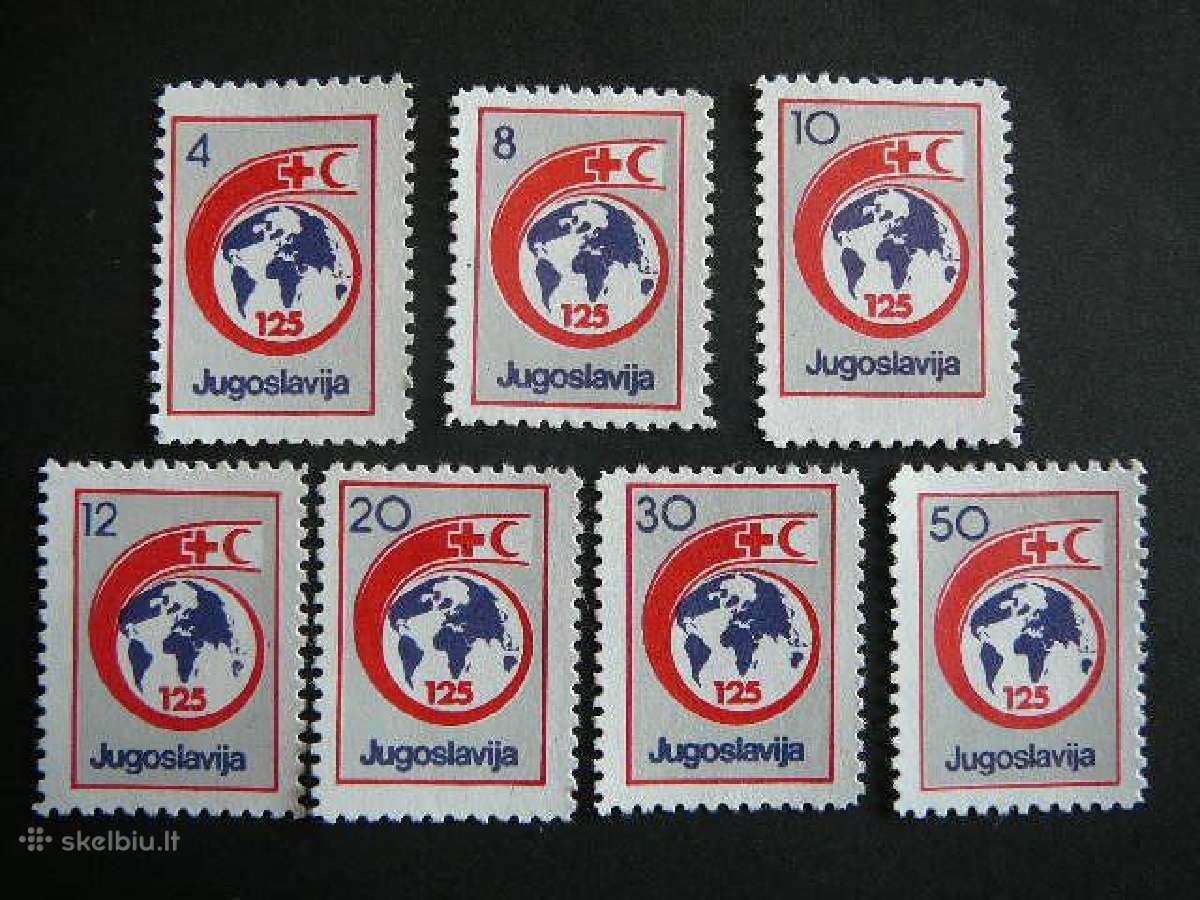 Raudonasis Kryzius Jugoslavija 1988 Mnh rdk68