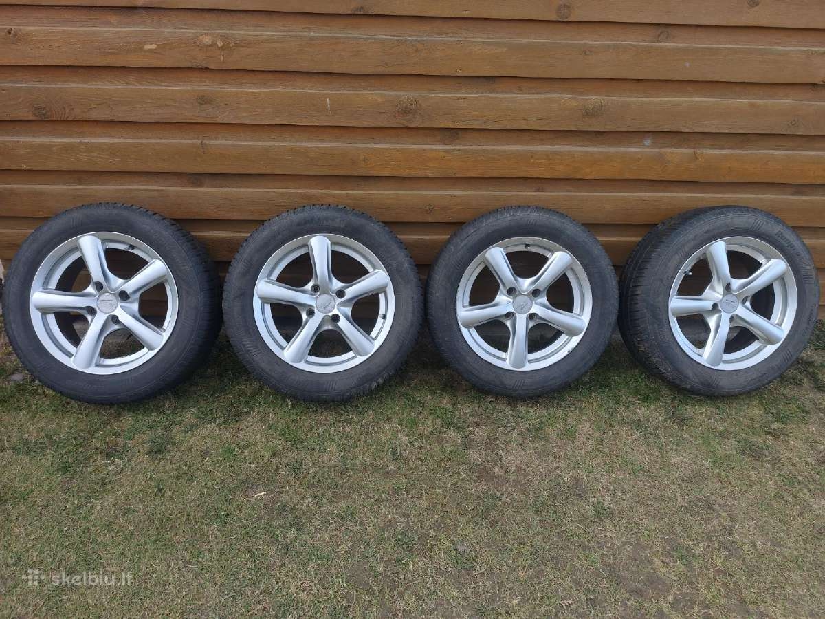 R15 ratlankiai su padangomis.4vnt 130e.