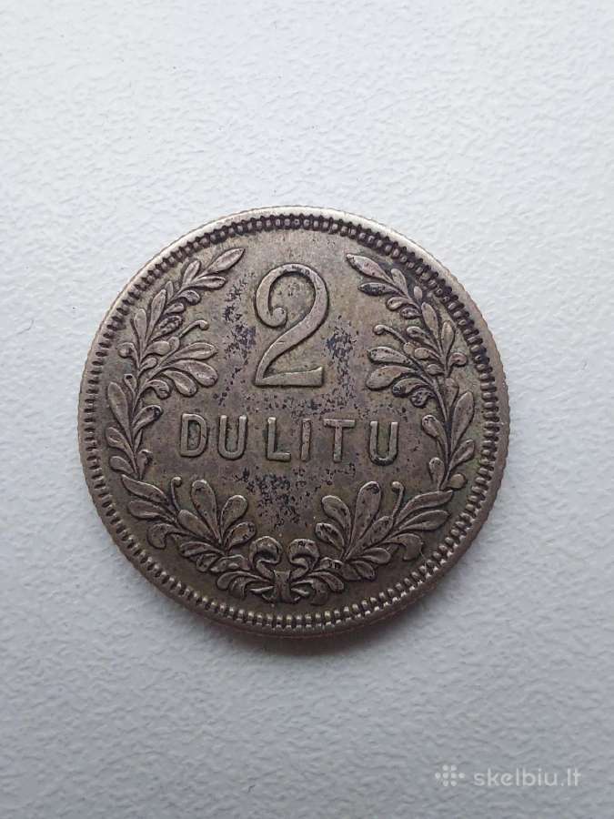 2 litai 1925m. Sidabras