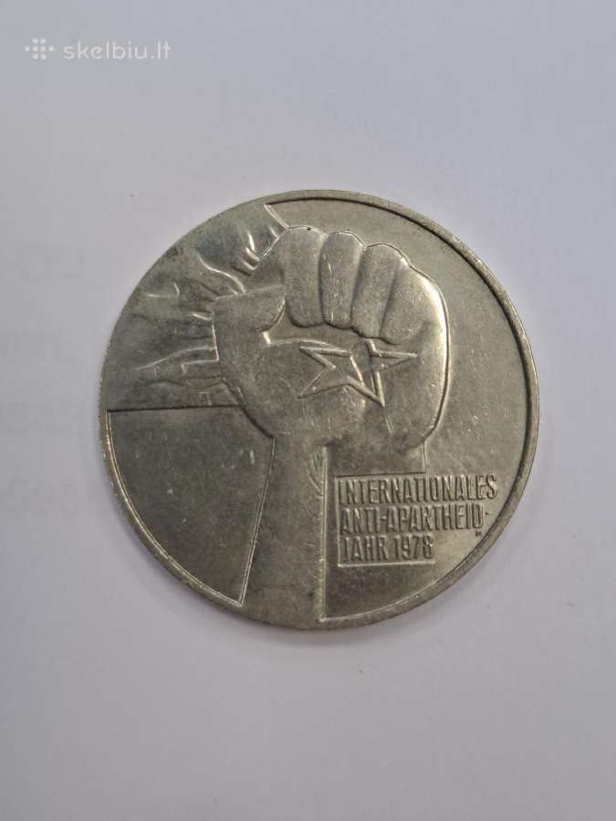 Vokietijos Demokratinės Respublikos 5 markės 1978 - nuotraukos Nr. 2