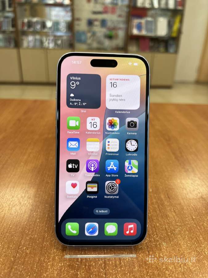 Apple iPhone 15 256 GB (Naudotas)