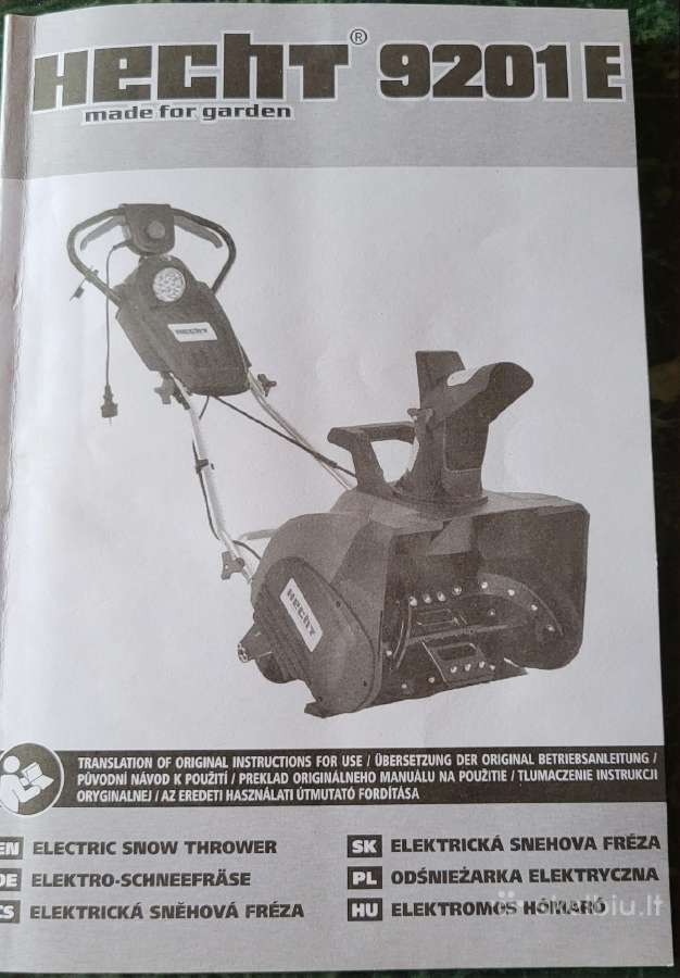 Elektrinis sniego pūstuvas - nuotraukos Nr. 3