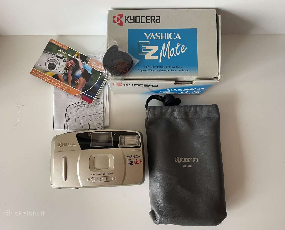 Naujas Yashica Ez Mate juostinis fotoaparatas