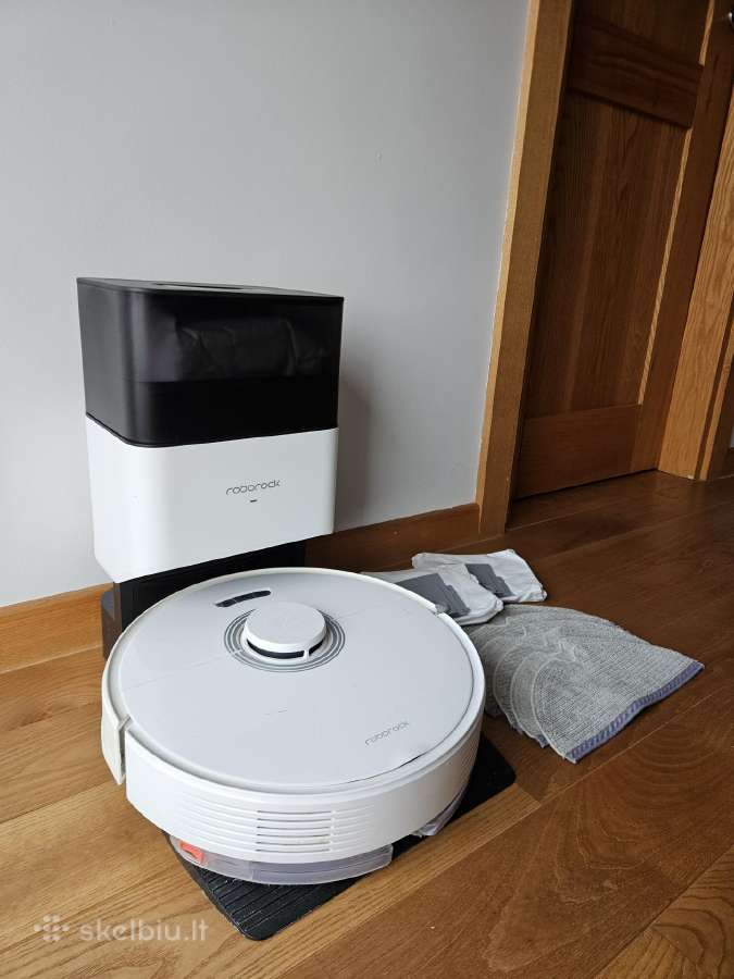 Roborock q7 max plus robotas siurblys su stotele