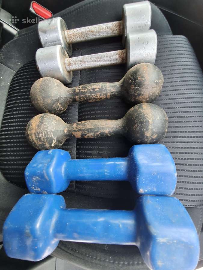 Hanteliai 2x2/2x3kg