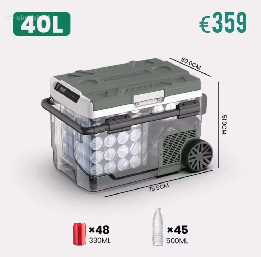 Alpicool Ezgw nešiojamas šaldytuvas 40l/50l/60l 12 - nuotraukos Nr. 2