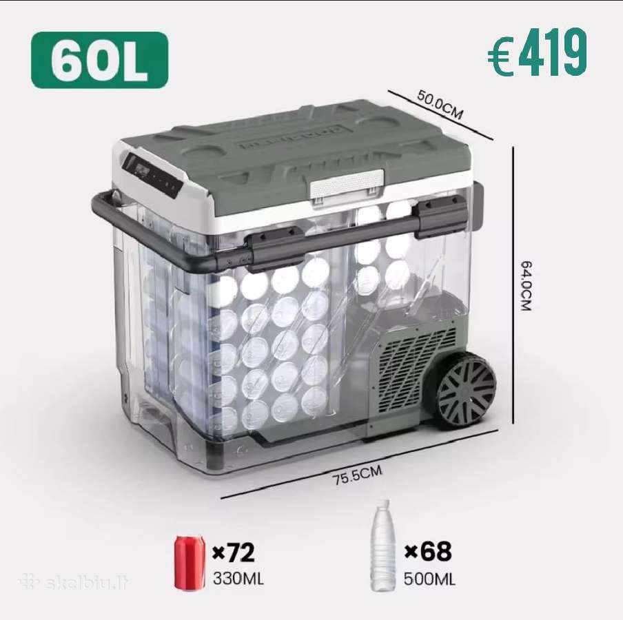 Alpicool Ezgw nešiojamas šaldytuvas 40l/50l/60l 12 - nuotraukos Nr. 4