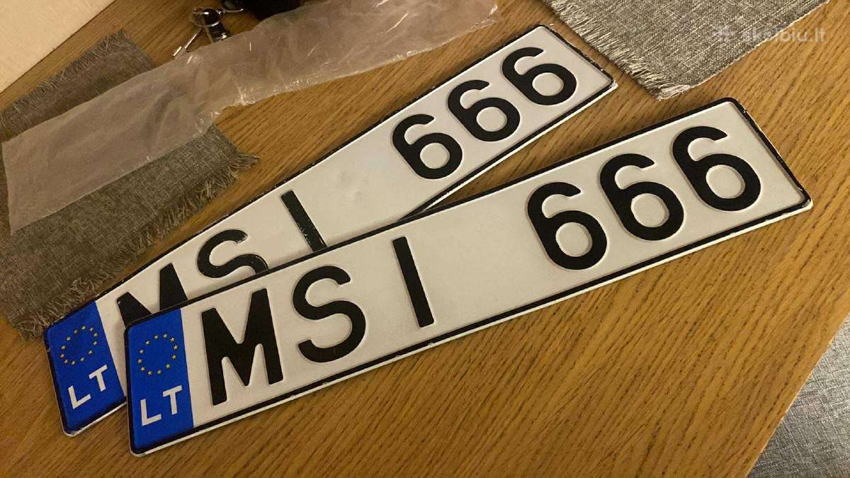 Valstybiniai automobilio numeriai