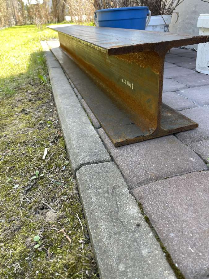 Plieninė I sija (dvuteisis) 1.91 m, ~200 mm