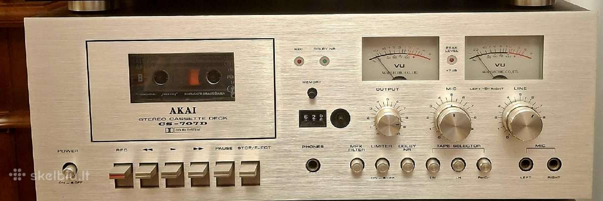 Akai Cs 707d kasetinė deka