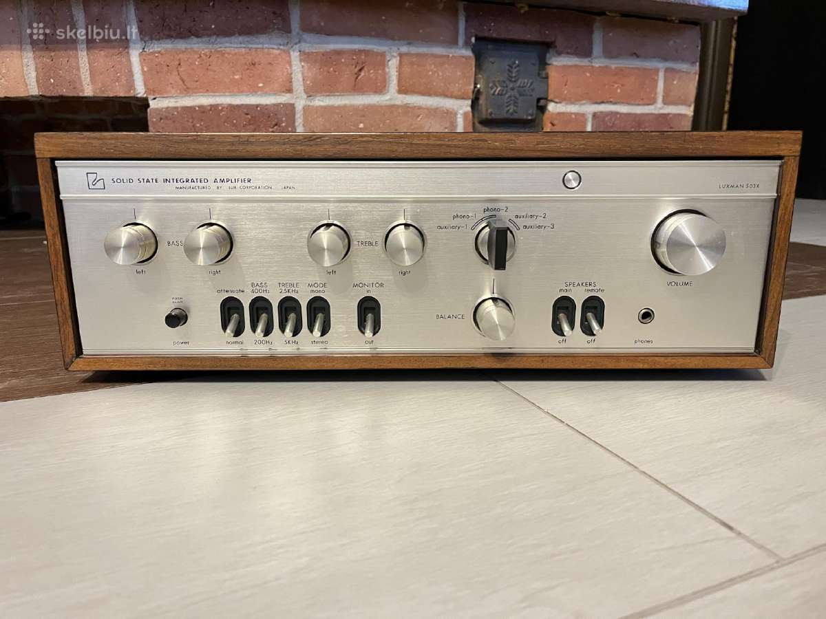 Vintažinis Luxman Sq503x stiprintuvas