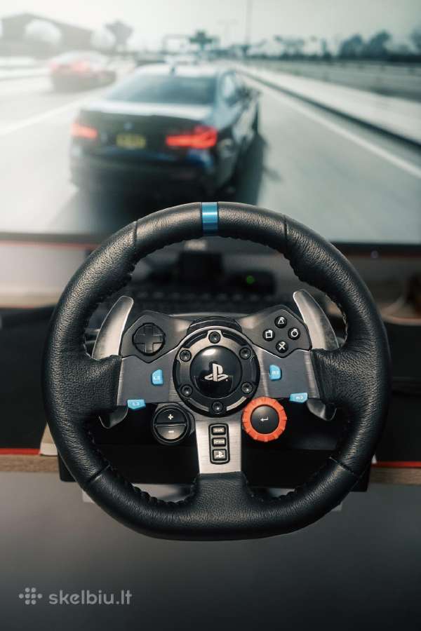 Logitech G29 + Shifter Žaidimų vairas