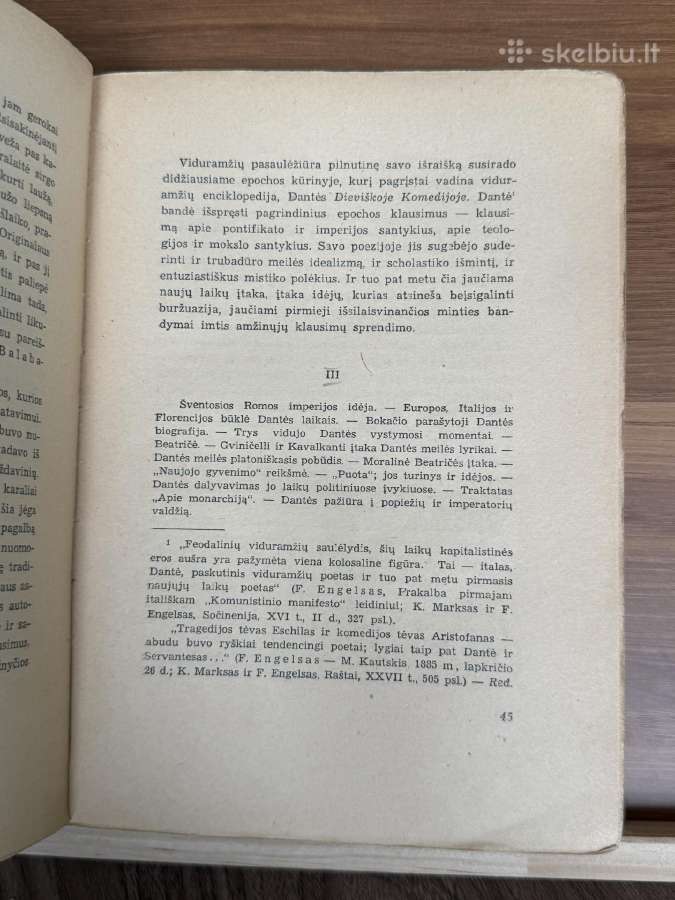 Vakarų Europos literatūra I tomas 1947 - nuotraukos Nr. 3