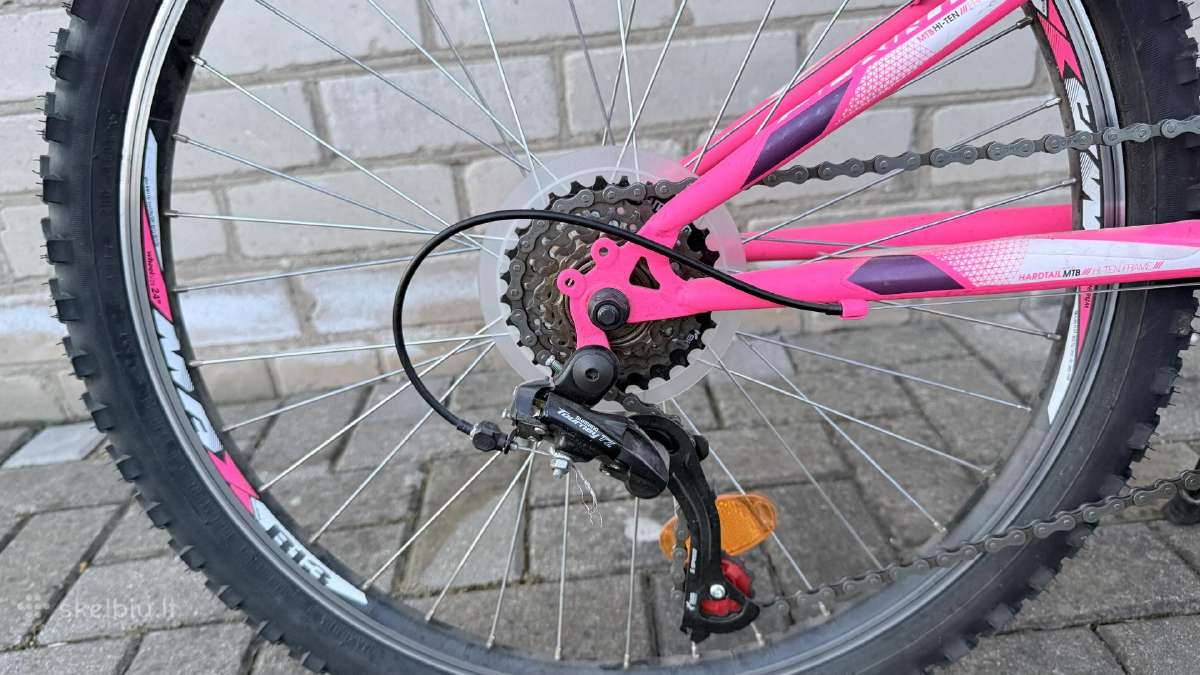 Dviratis Sprint Calypso 24" rožinis - nuotraukos Nr. 4