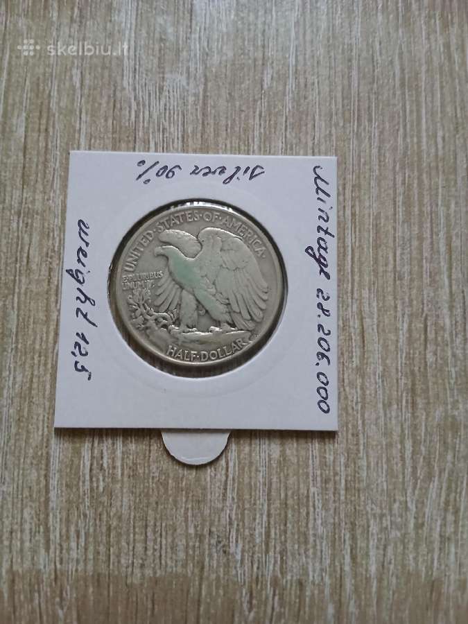 JAV 1944 1/2 Doleris - nuotraukos Nr. 2