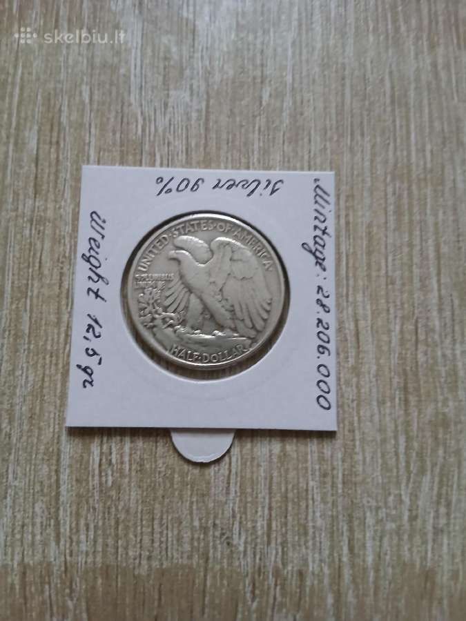 JAV 1944 1/2 Doleris - nuotraukos Nr. 2