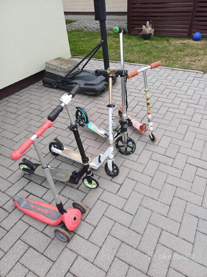 5 vaikiški paspirtukai