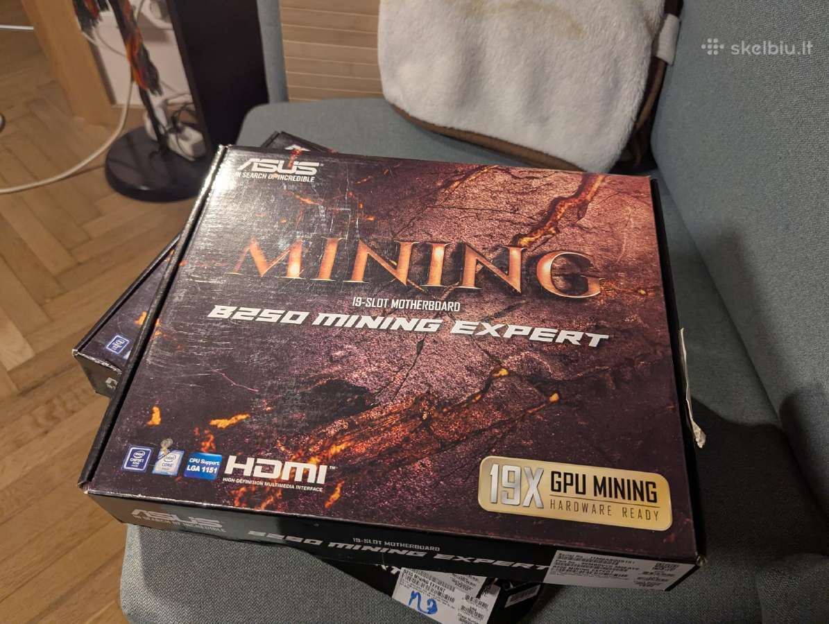 Asus B250 Mining Expert su Cpu ir 8gb Ddr4 RAM