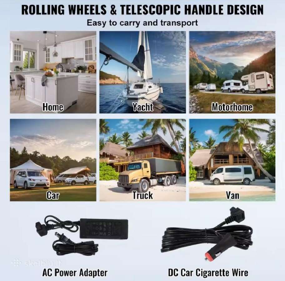 Vevor Tww95 / Tww115 su Bluetooth 12v/24/220v - nuotraukos Nr. 11