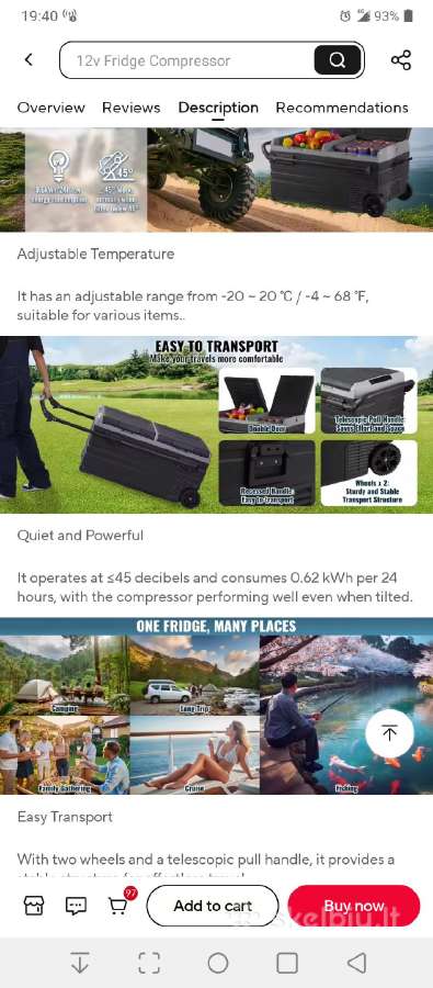 Vevor Tww95 / Tww115 su Bluetooth 12v/24/220v - nuotraukos Nr. 14
