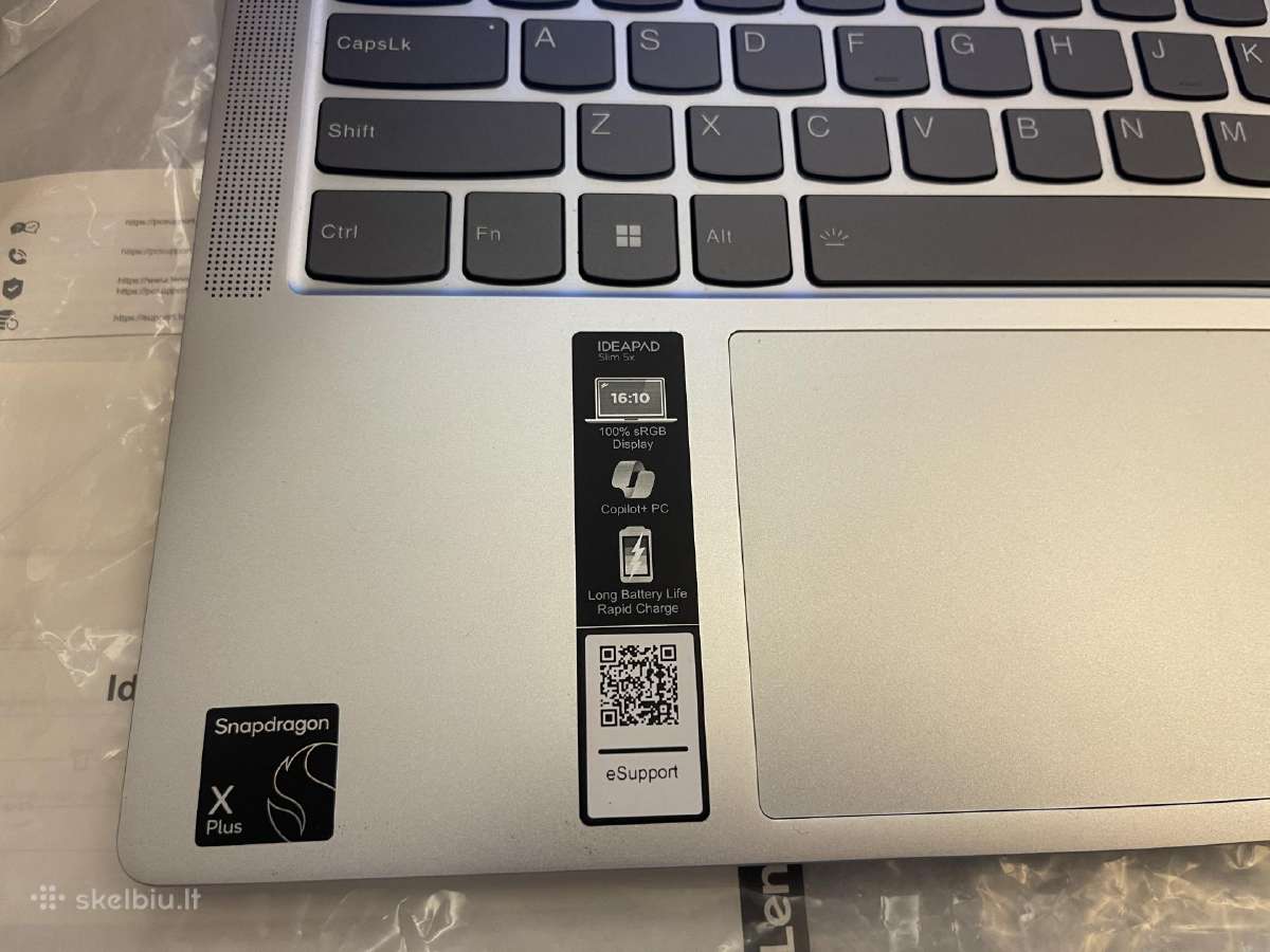 Lenovo Slim 5 14q8x9 32gb RAM 512gb SSD garantija - nuotraukos Nr. 3