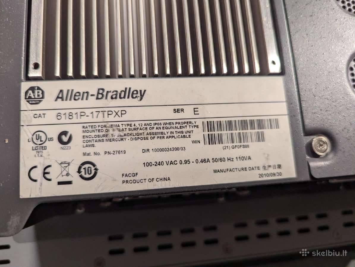 Allen-bradley 6181p-17tpxp - nuotraukos Nr. 3