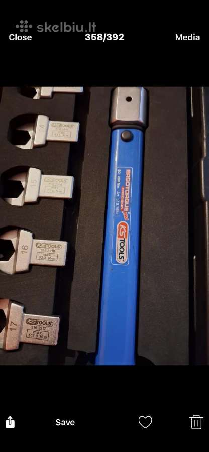Įrankių rinkinys Kstools dinometras su 31galvomis - nuotraukos Nr. 2