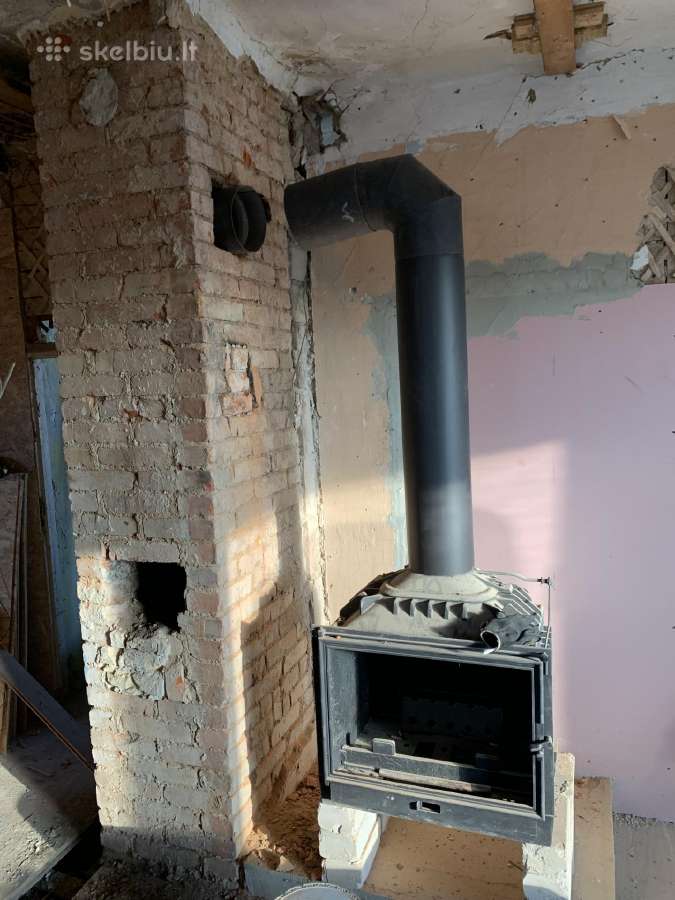 Zidinio kapsule 14 kw . Kaminas