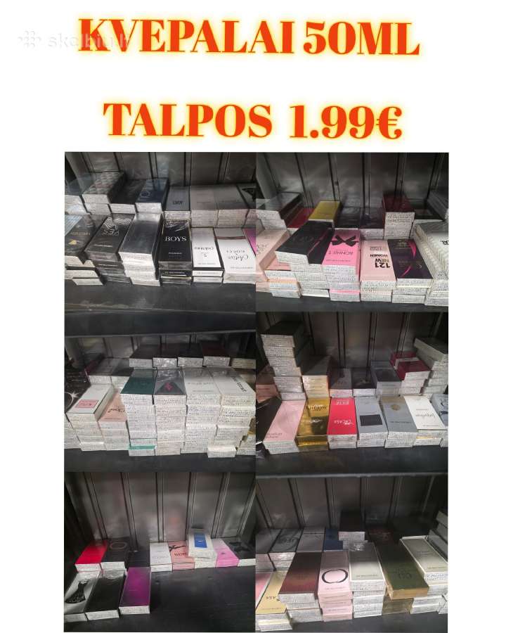 Kvepalu didmena Vilnius