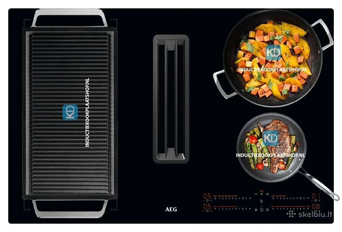 Aeg Nch84b03fb nauja indukcinė+gartraukis - nuotraukos Nr. 4