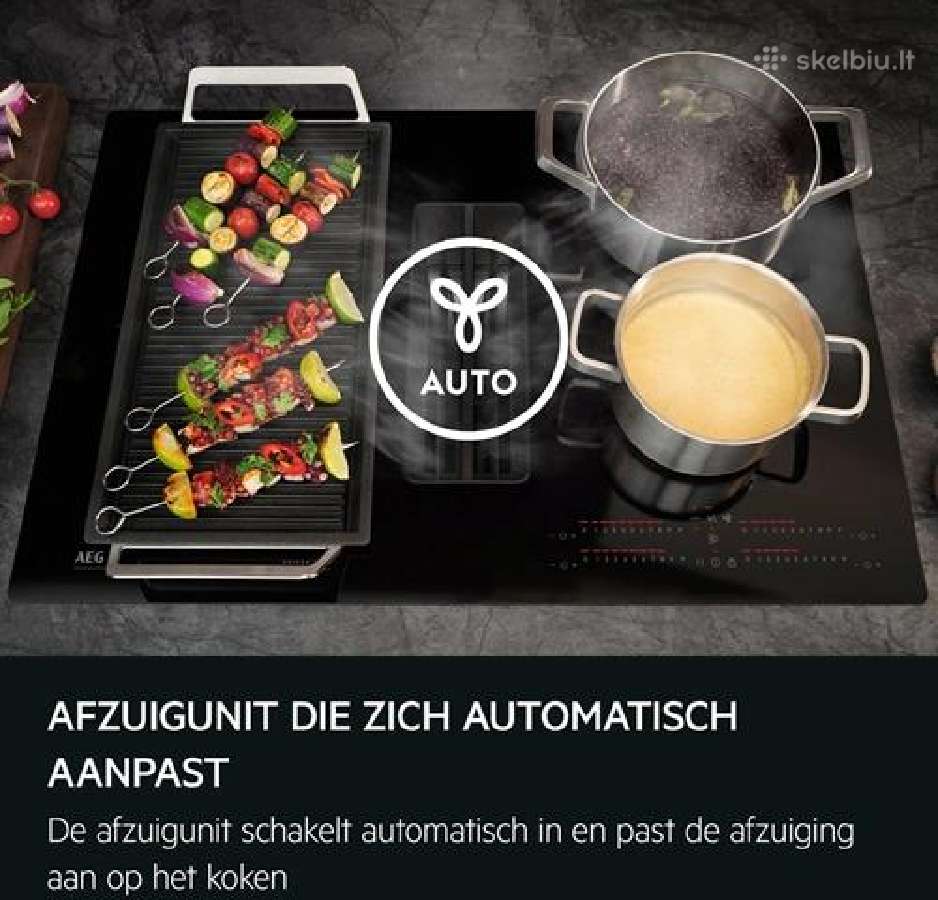 Aeg Nch84b03cb indukcinė su gartraukiu Nauja - nuotraukos Nr. 4
