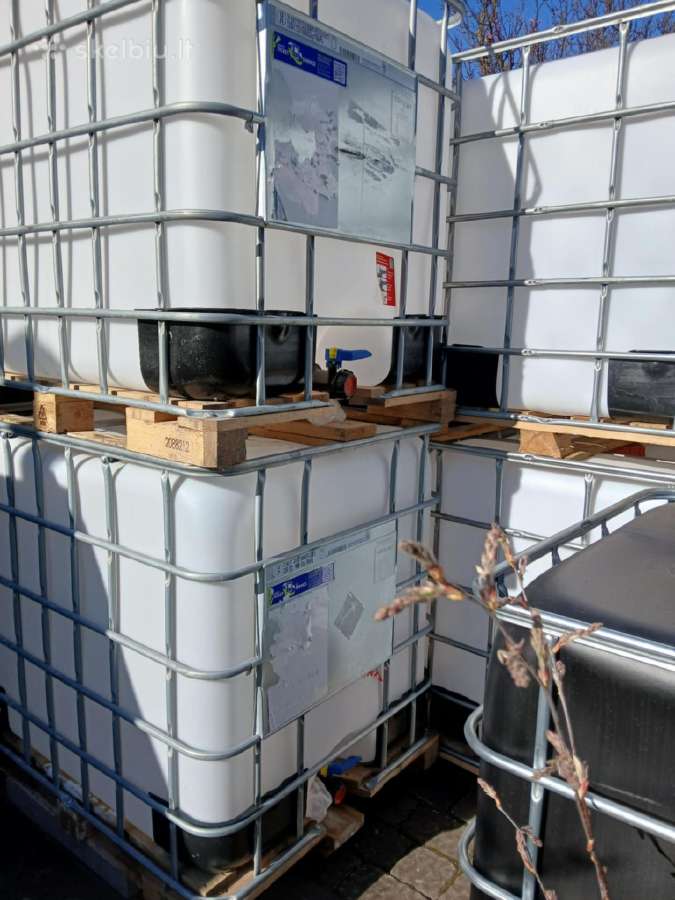Vandens talpo 1000l ibc konteineria Marijampolėje