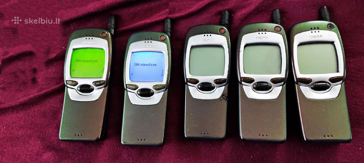 Veikianti vintažinių telefonų kolekcija – Nokia. - nuotraukos Nr. 12