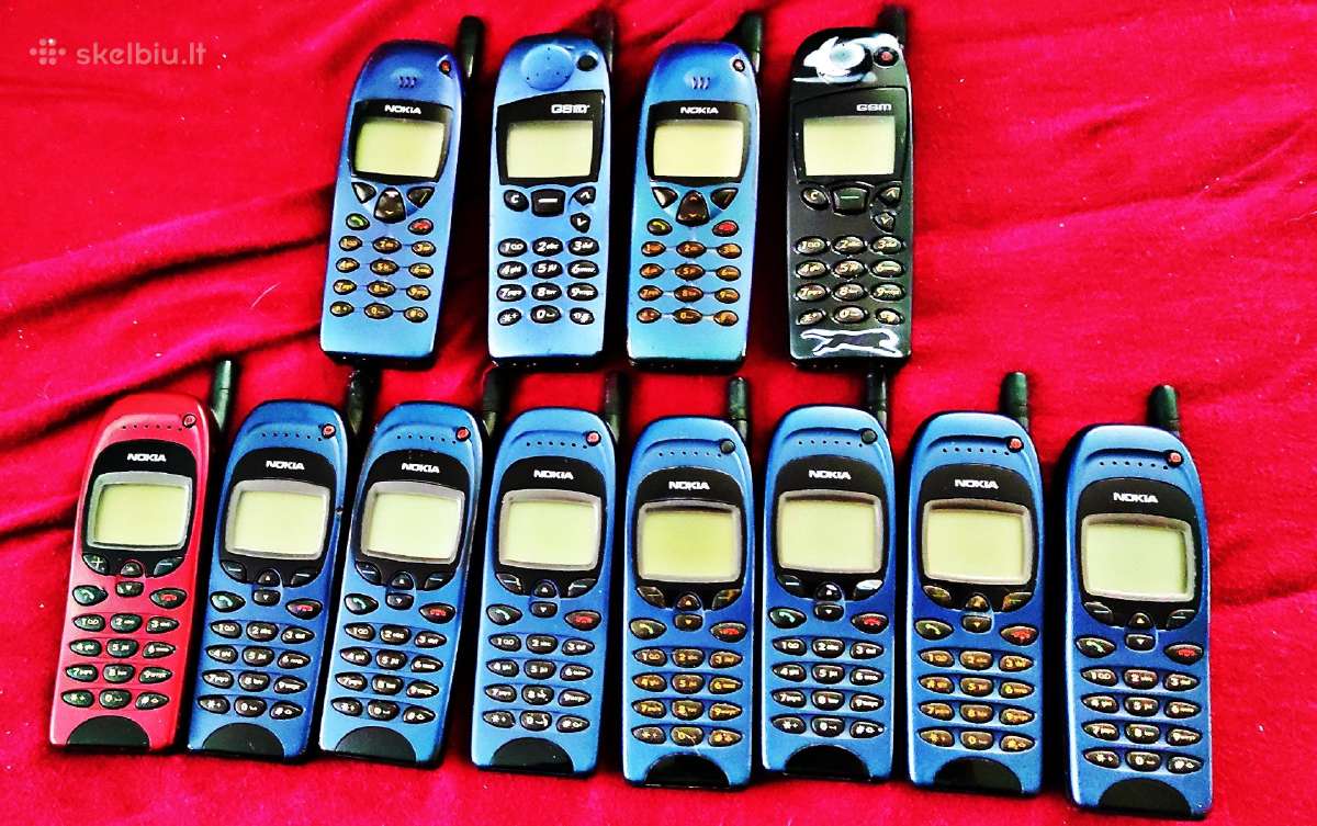 Veikianti vintažinių telefonų kolekcija – Nokia. - nuotraukos Nr. 18
