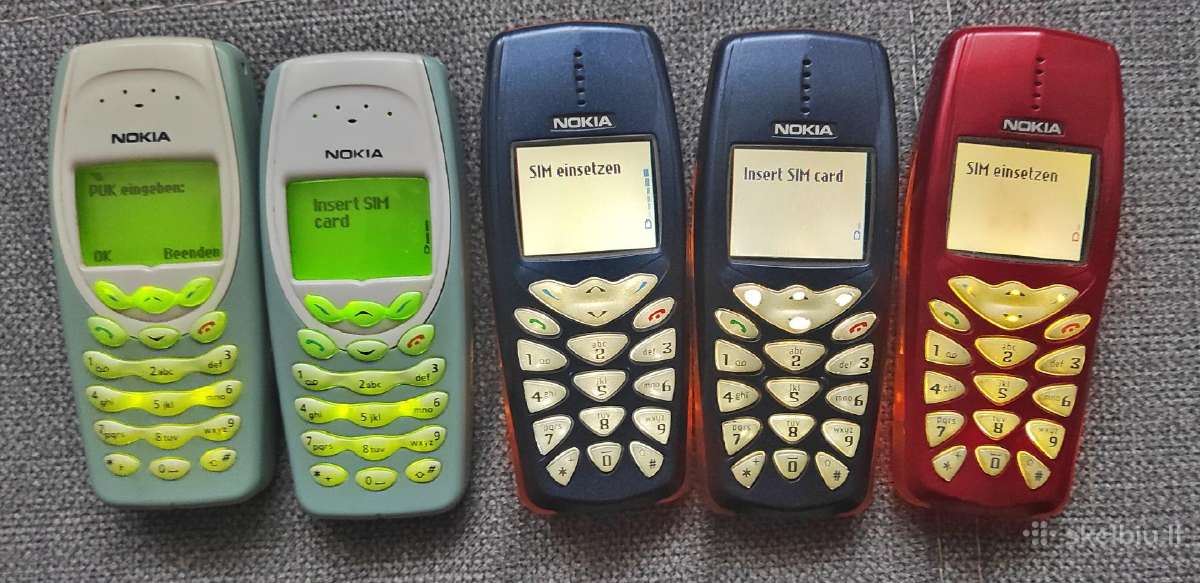 Veikianti vintažinių telefonų kolekcija – Nokia. - nuotraukos Nr. 25