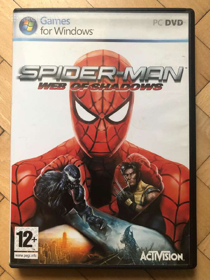 Pc Spider-man Web of Shadows žaidimas (retas)