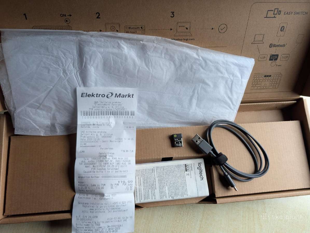 Logitech Mx Keys S - nuotraukos Nr. 4