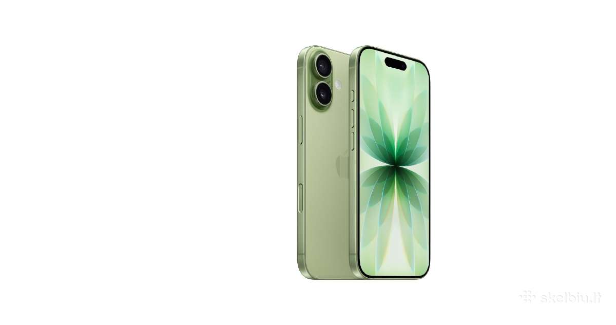 Naujas iPhone 17 žalias