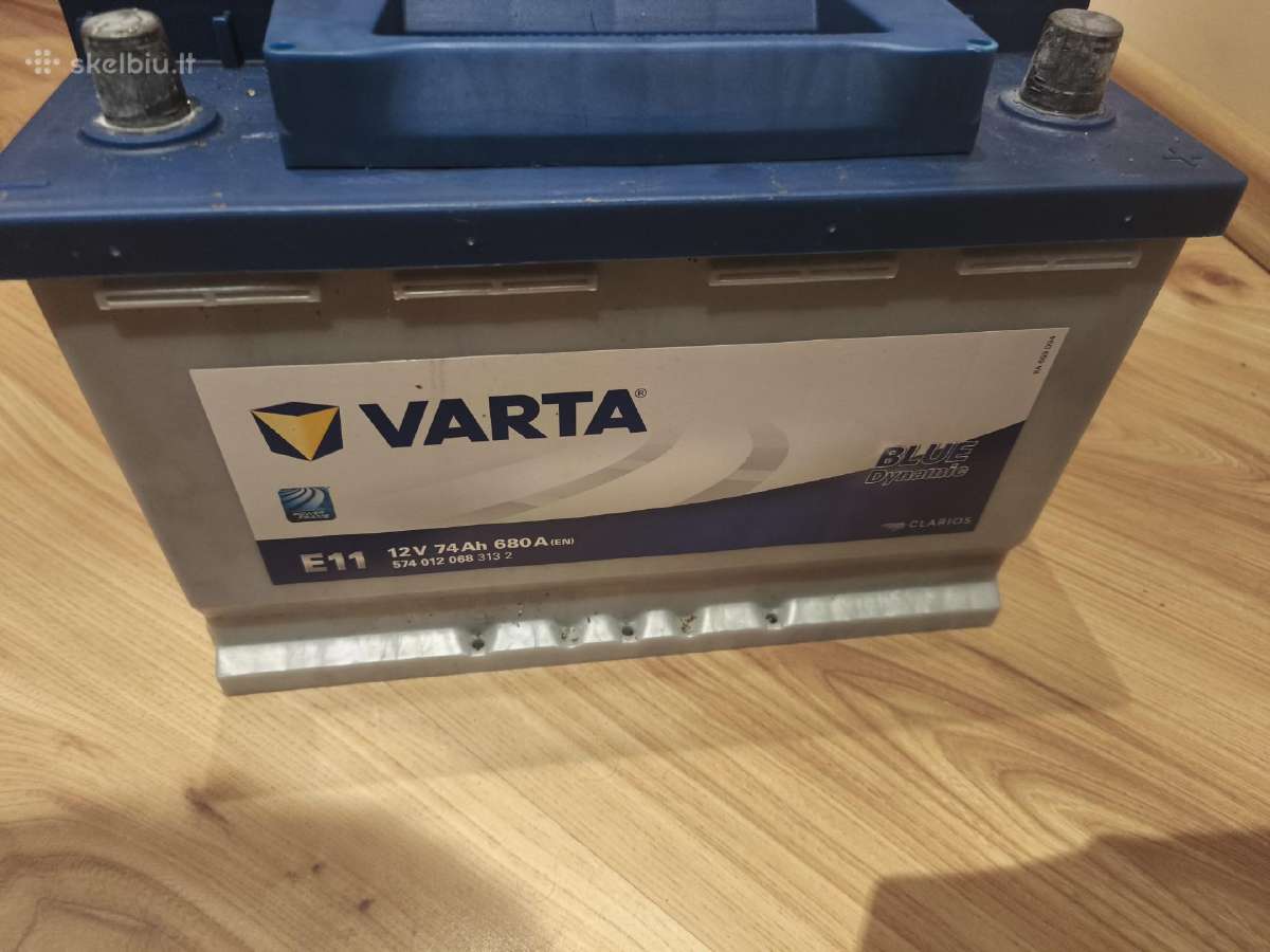 Varta 12v 74ah 680a akumuliatorius - nuotraukos Nr. 3